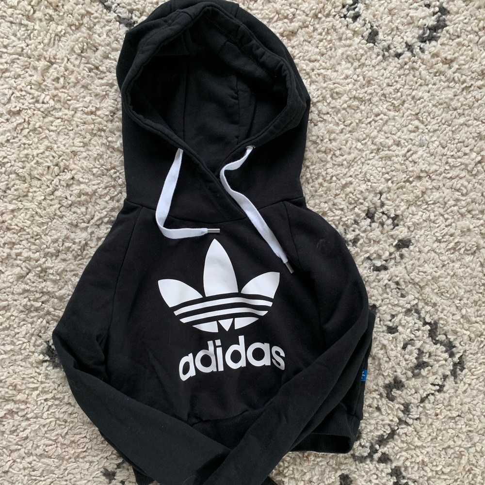 Cropped Adidas Hoodie